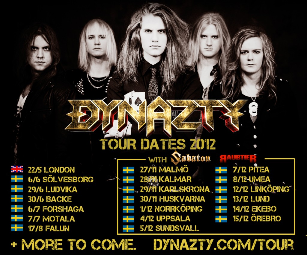 Tour dates 2012